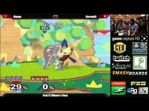 Apex 2014 Melee - Pool C1 - MIOM|Mango (Falco) vs KoreanDJ (Marth)