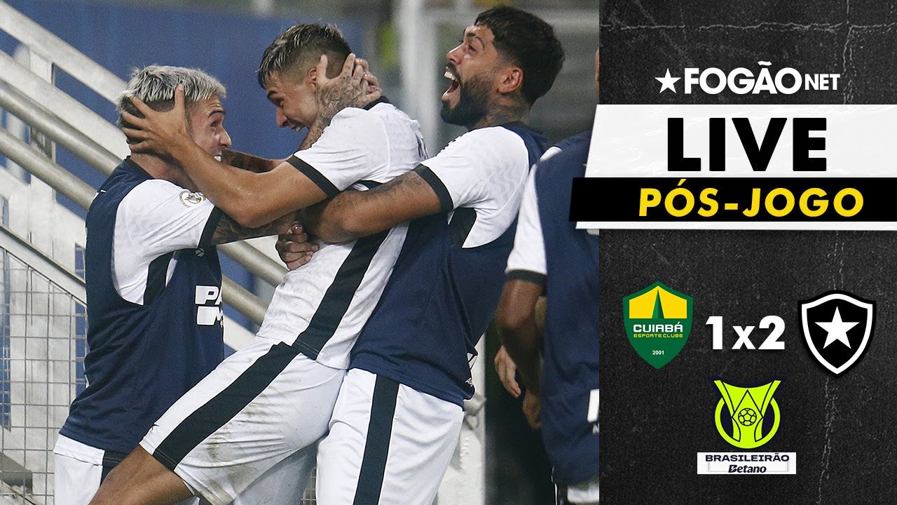 LIVE | Pós-jogo e repercussão da vitória do Botafogo sobre o Cuiabá na Arena Pantanal no Brasileirão 2024