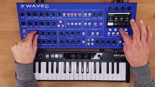 Video thumbnail for Groove Synthesis 3rd Wave Desktop Sound Demo (no talking) by Bonedo Synthesizers