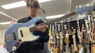 Video thumbnail for Freedom Custom Guitar Research / C.S. R.S JB Alder2P IBL 【Test Play】 by Bass Sound Maniac
