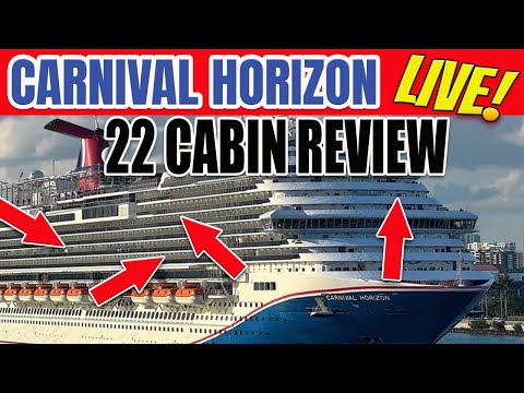 Thumbnail for Carnival Horizon  CABIN CRAWL..  LIVE with Tall Man's Cruise Adventures