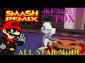 Smash Remix All Star Mode Fighting Polygon Fox Very Hard No Continues