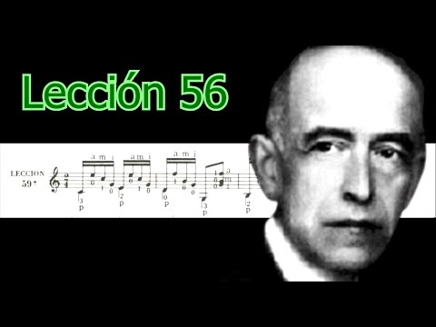 Lección 56 (Las Primeras Lecciones de Guitarra) - Julio S. Sagreras