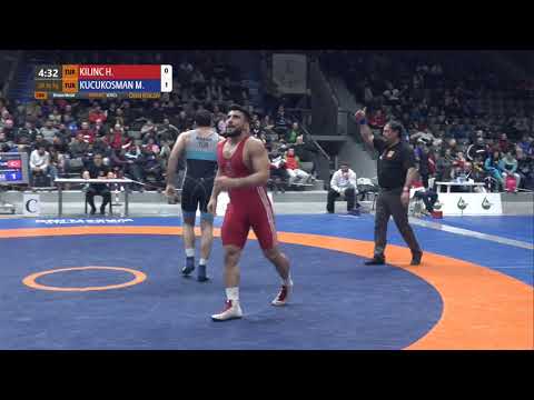 BRONZE GR - 82 kg: H. KILINC (TUR) v. M. KUCUKOSMAN (TUR)