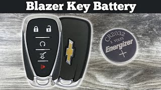 How To Replace 2019 - 2024 Chevy Blazer Key Fob Battery - Change Replacement Remote Fob Batteries