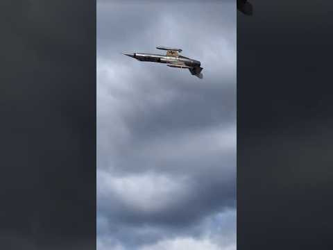 F-104 Starfighter – “Missile with a Man in It”!✈️#F104 #Starfighter #FighterJet #MilitaryAircraft