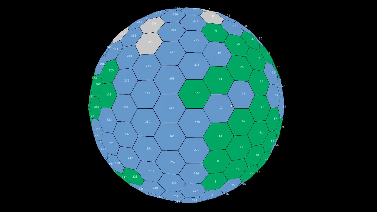 Sphere Made Completly Out of Hexagons [Mathematically imposible]