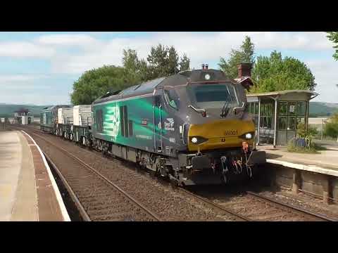 68001/68016 6c51 Sellafield - Heysham flasks, 1st June 2023