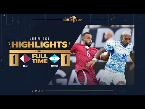 Qatar 1-1 Honduras | HIGHLIGHTS | 2023 Gold Cup
