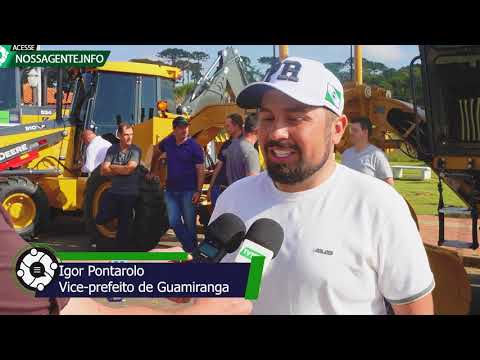 Guamiranga recebeu seis novos maquinários do Governo do Paraná