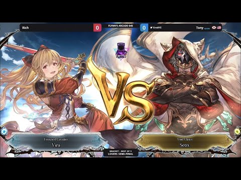 Flynn's Arcade 045 Losers Semis - Rich (Vira) Vs. Tony (Seox) Granblue Fantasy Versus