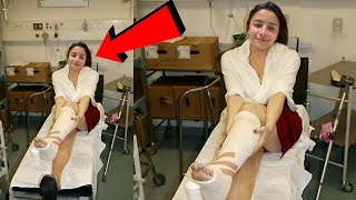 SHOCKING Alia Bhatt BROKEN Leg after she fell on shooting sets latest news