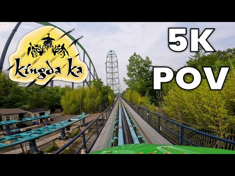 Kingda Ka Front Row POV [5K] | Six Flags Great Adventure 2023