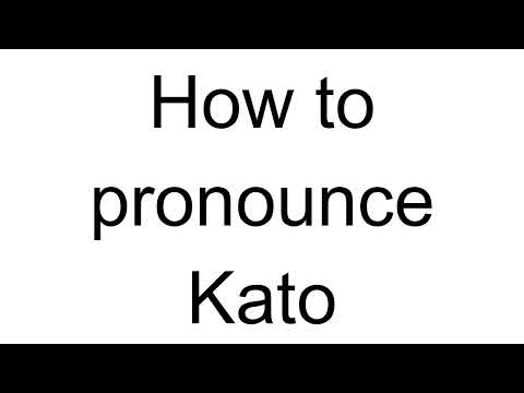 How to Pronounce Kato (Norwegian)