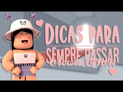 DICAS PARA SEMPRE PASSAR O TOWER OF HELL!🥰 ‹ Roblox ›