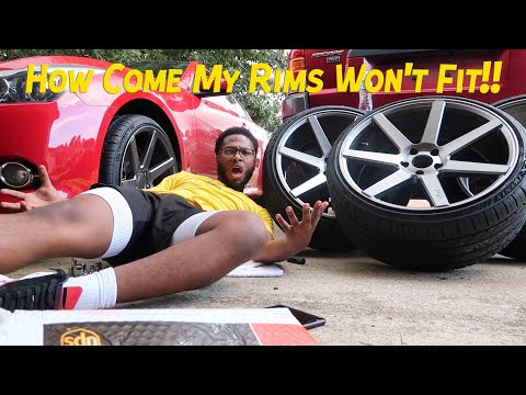 NEW NICHE RIMS WON'T FIT ON G37X FROM FITMENT INDUSTRIES!!