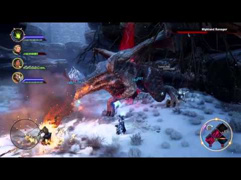 Dragon Age: Inquisition - Rift Mage Annihilates Highland Ravager on Nightmare