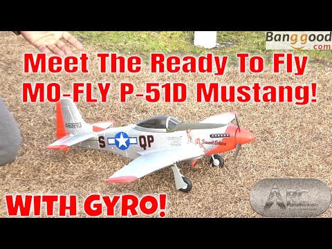 SURPRISINGLY GOOD! MO-FLY P-51D Mustang with 3D/6G Gyro One Key Aerobatics & FPV CAMERA