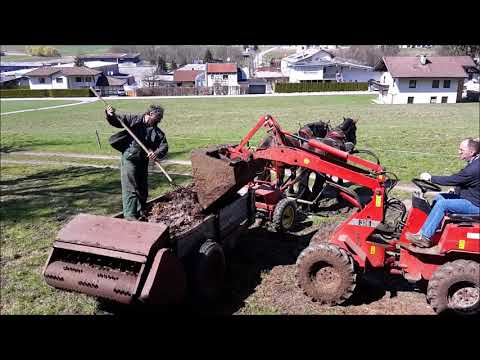 Mist fahren beim Hubert | Das Aufladen | Pferdegespann mit Hoftrac