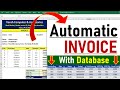 Fully Automatic Invoice In Excel Create Invoice Bill In Excel MS Excel