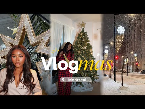 VLOGMAS 🎄 Buying the Christmas tree, new brunch in Montreal, bachelorette party, shopping & decor...