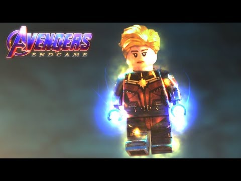 LEGO Avengers Endgame Final Battle Captain Marvel Arrives Help Spiderman Scene Lego Stop Motion