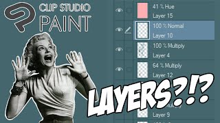 How to use layers in Clip Studio Paint - Tips and Tutorial