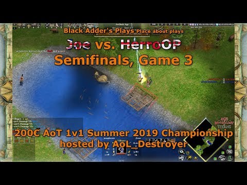 Summer 2019 Championship, SF - Joe vs. HerroOP, Game 3 - Age of Mythology: The Titans