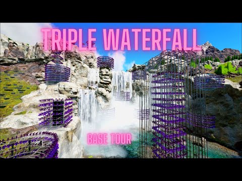 Ark - Cinematic Base Tour - Triple Waterfall (FusionPvP)