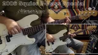 Video thumbnail for 2006 Squier P-Bass Special - Standard Series by slobomitic