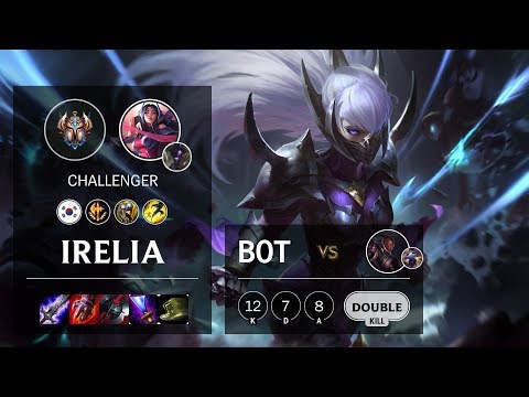 Irelia Bot vs Lucian - KR Challenger Patch 10.7