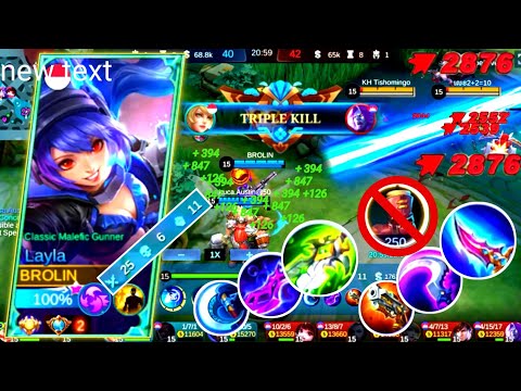 Layla Late Game Full Damage No User Boots Build - Full Build Item Full Damage ~ MLBB