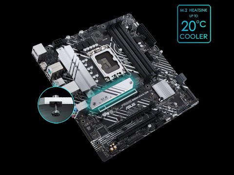 Pagrindinė plokštė ASUS Intel B660 / LGA1700 / MicroATX / Memory DDR4 / Atminties lizdai 4 / 1xPCI-Express 3.0 1x / 1xPCI-Express 3.0 4x / 1xPCI-Express 4.0 16x / 2xM.2 / 2xHDMI / 1xDisplayPort / 2xAudio-In / 1xAudio-Out / 4xUSB 2.0 / 2xUSB 3.2 / 1xPS/2 / 1xRJ45 / PRIMEB660M-AWIFID4 video