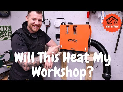 Can a Cheap Chinese Vevor Diesel Heater Heat My Workshop. Lets install and Test It Out.