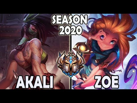 Faker AKALI vs ZOE [ MID ] Ranked Korea