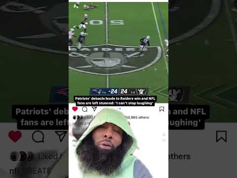 Las Vegas Raiders stun New England Patriots on bizarre final play! #nfl #raiders #football