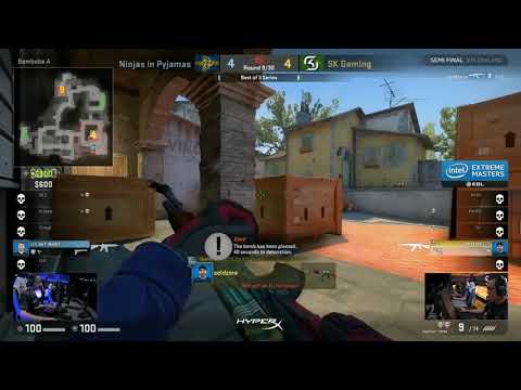 Coldzera triple kill clutch - SK vs NiP - IEM Oakland 2017