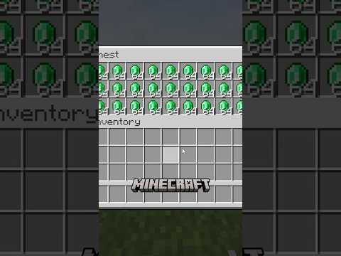 So erhältst du UNENDLICH EMERALDS in wenigen Minuten in Minecraft…?! #minecraft #minecraftshorts