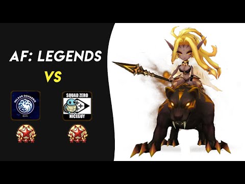 HIGH-G3 SIEGE | Af: Legends VS Squad Zero VS ValaarDohaeris | Summoners war