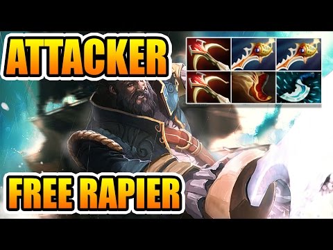 Attacker Kunkka Dota 2 - Divine Rapier Plus One Free