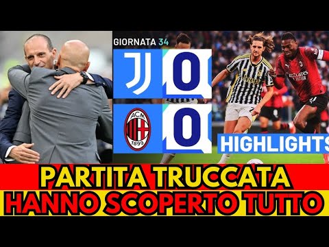 SCOPERTO TUTTO: Partita combinata tra Juventus e Milan. Si sono accordati per..