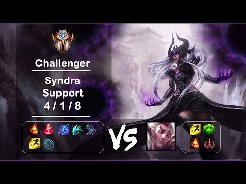 Support Syndra vs Rakan KR Challenger Patch 12.6