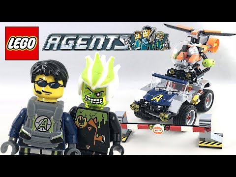 LEGO Agents 4-Wheeling Pursuit review! 2009 set 8969!