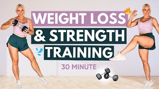 30 Min Strength & Cardio Workout for Weight Loss