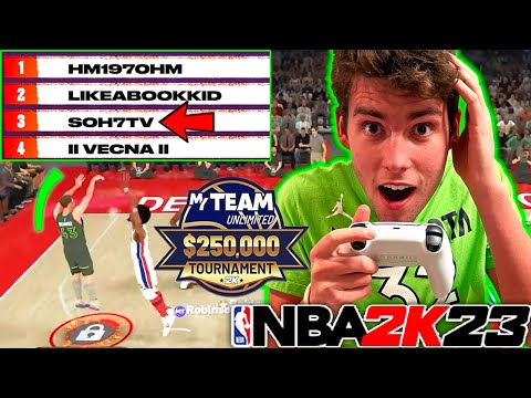 I MATCHED UP AGAINST A $250K QUALIFIER IN THE $250K TOURNAMENT & THIS HAPPENED... NBA 2K23 MyTEAM