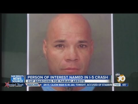 Police searching for man who left child in wreckage: Driver believed to be Angelo Fabiani Arroyo