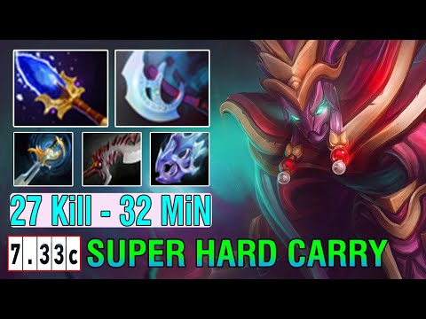 Super Hard Carry [Spectre] Unleashed Killing Machine 1Min 1Kill Best Item Choise Dota2 7.33C