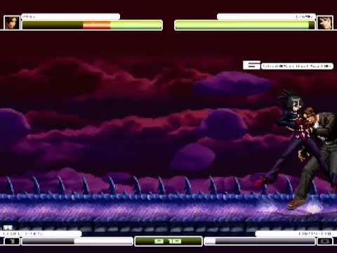 MUGEN: Kyo Kusanagi (Me) Vs Lyzer (AI)