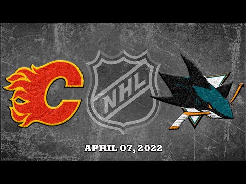 NHL Flames vs Sharks | Apr.07, 2022