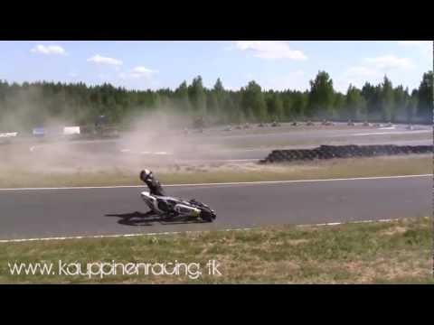 V LMM Karting Cup 2010, karting crash